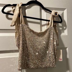 Sequin top